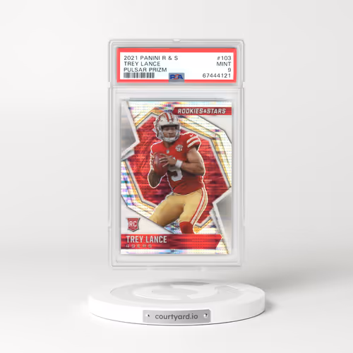 2021 Panini Rookies & Stars #103 Trey Lance - Pulsar Prizm (PSA 9 MINT)