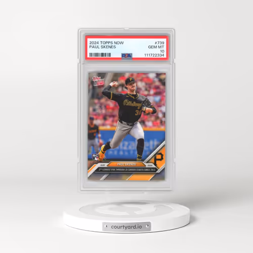 2024 Topps Now #739 Paul Skenes (PSA 10 GEM MINT)