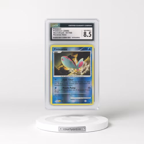 2008 Stormfront #61/100 Finneon - Reverse Holo (CGC 8.5 NM-MT+)