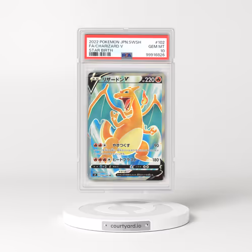2022 Star Birth #102 Charizard V - Holo (PSA 10 GEM MINT)
