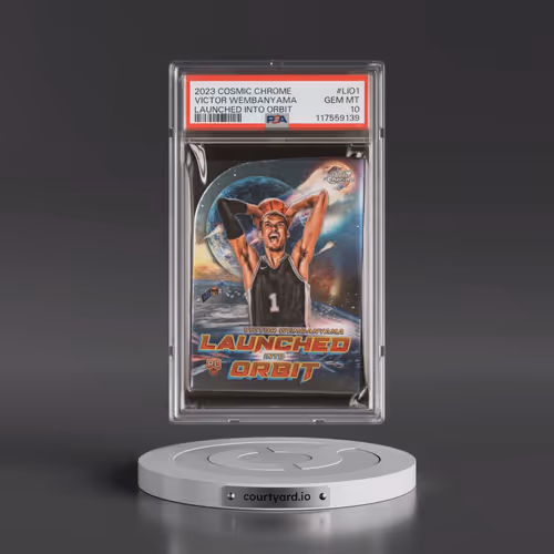 2023 Topps Cosmic Chrome Launched Into Orbit #LIO1 Victor Wembanyama (PSA 10 GEM MINT)