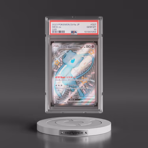 2023 Pokémon Sv4a-Shiny Treasure EX #327 Mew EX - Holo Ssr (PSA 10 GEM MINT)