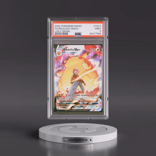 2022 Pokémon Sword & Shield Lost Origin #TG17 Pikachu Vmax - Full Art (PSA 9 MINT)
