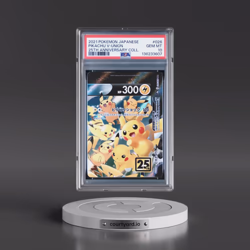 2021 Pokémon 25th Anniversary Collection #026 Pikachu V-Union (PSA 10 GEM MINT)