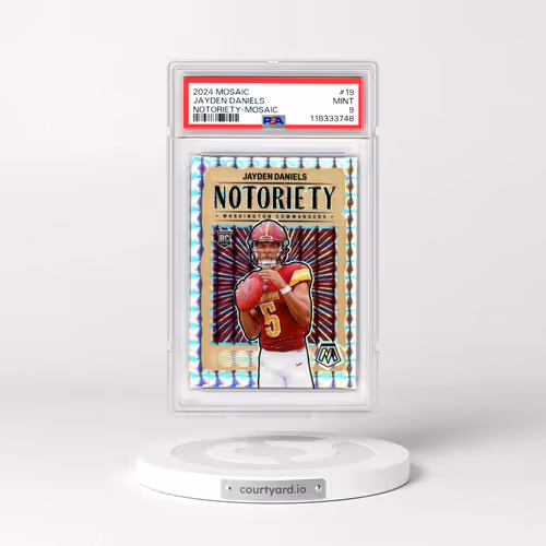 2024 Panini Mosaic Notoriety #19 Jayden Daniels - Mosaic (PSA 9 MINT)
