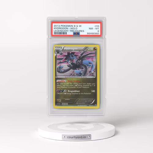 2013 Pokémon Black & White Legendary Treasures #99 Hydreigon - Holo (PSA 8 NM-MT)