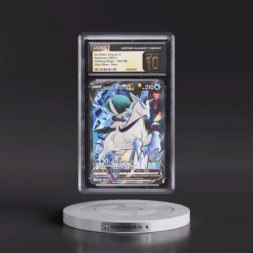 2021 Chilling Reign #163/198 Ice Rider Calyrex V - Ultra Rare Holo (CGC 10 PRISTINE)