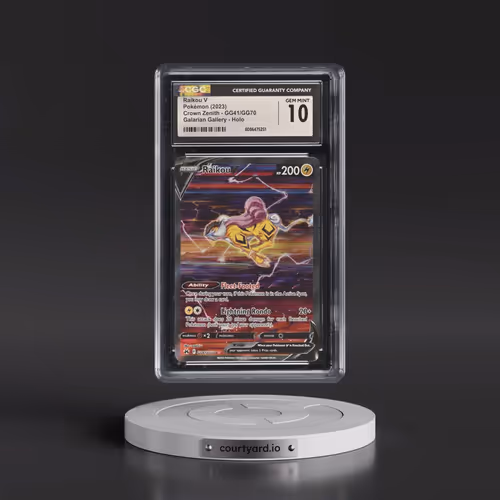 2023 Crown Zenith - English Raikou V Galarian Gallery Holo GG41/GG70