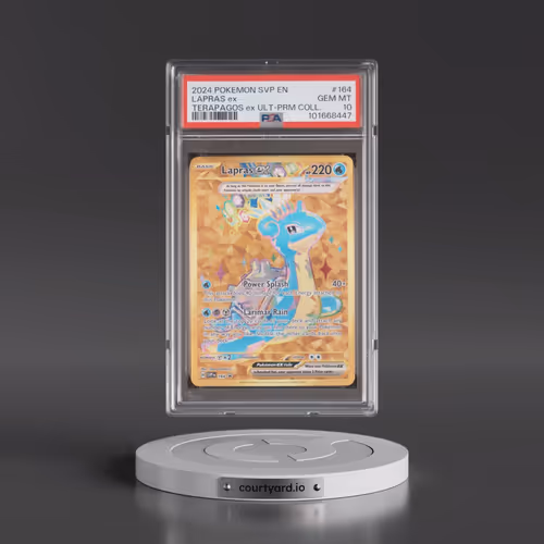 2024 Pokémon Svp EN-SV Black Star Promo #164 Lapras EX - Holo Terapagos EX Ultra-Premium Collection