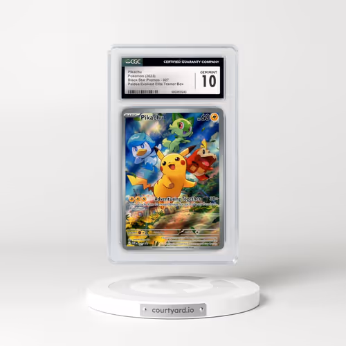 2023 Black Star Promos - Scarlet & Violet SVP EN #027 Pikachu - Paldea Evolved Elite Trainer Box (CGC 10 GEM MINT)