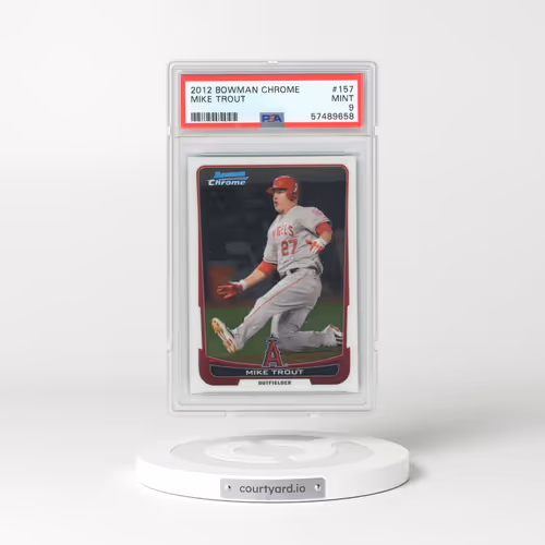 2012 Bowman Chrome #157 Mike Trout (PSA 9 MINT)