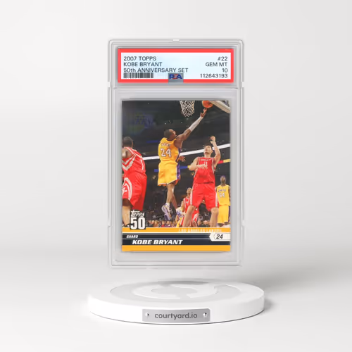 2007 Topps 50th Anniversary Set #22 Kobe Bryant (PSA 10 GEM MINT)