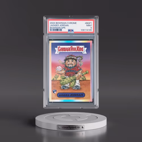 2024 Bowman Chrome Bowman Garbage Pail Kids #BGP1 Jagged Jordan Jordan Lawlar (PSA 9 MINT)