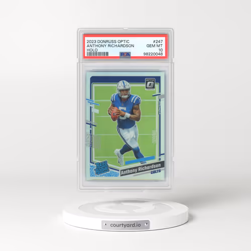 2023 Panini Donruss Optic #247 Anthony Richardson - Holo (PSA 10 GEM MINT)