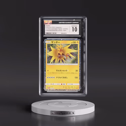 2023 Pokémon Cll-Trading Card Game Classic Charizard & HO-Oh EX Deck #012 Zapdos (CGC 10 GEM MINT)