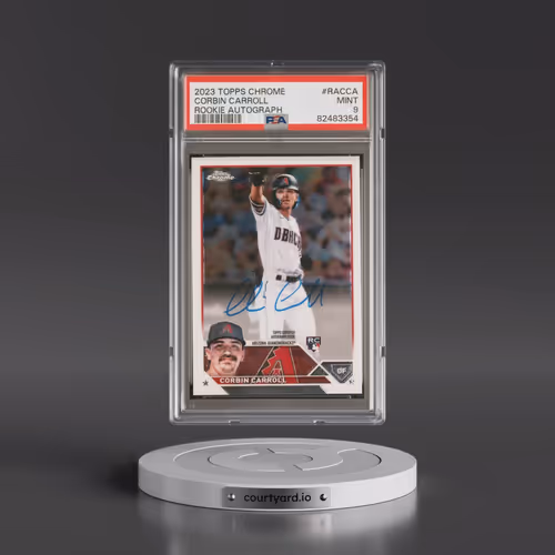 2023 Topps Chrome Rookie Autograph #RACCA Corbin Carroll (PSA 9 MINT)
