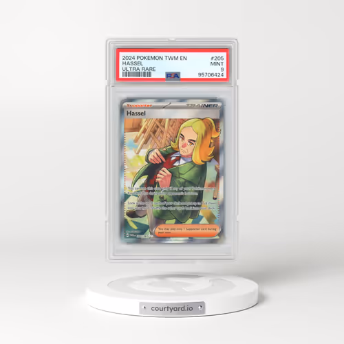 2024 Pokémon Twm EN-Twilight Masquerade #205 Hassel - Ultra Rare (PSA 9 MINT)