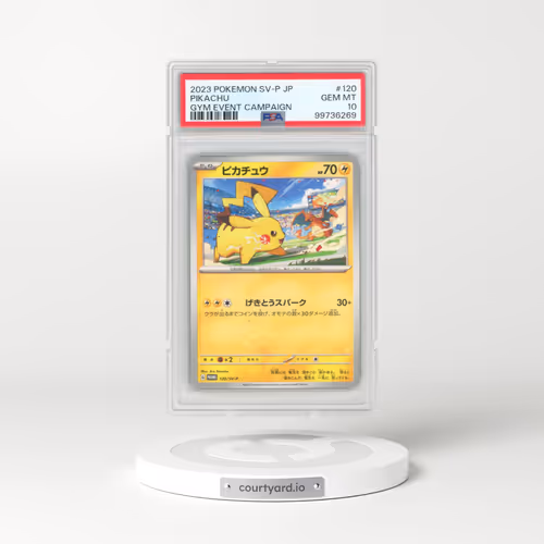 2023 Pokémon SV-P Promo #120 Pikachu - Gym Event Campaign (PSA 10 GEM MINT)