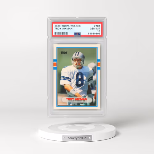 1989 Topps Traded #70T Troy Aikman (PSA 10 GEM MINT)