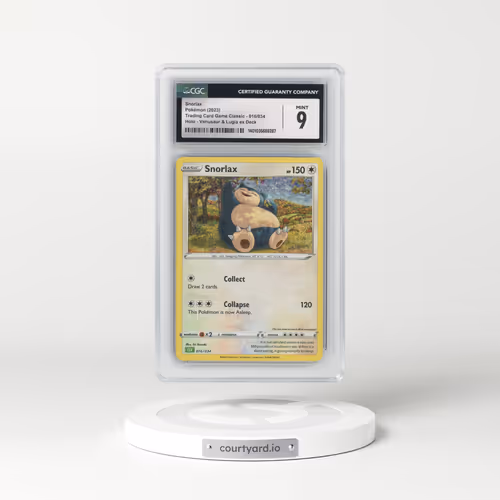 2023 Trading Card Game Classic - CLV, CLC, CLB #016/034 Snorlax - Venusaur & Lugia ex Deck - CLV Holo (CGC 9 MINT)
