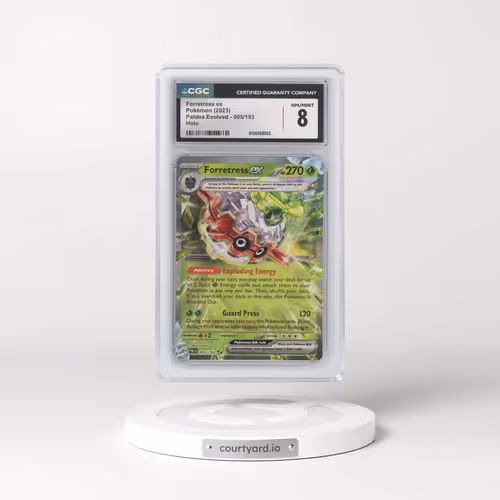 2023 Paldea Evolved - PAL EN #005/193 Forretress ex - Holo (CGC 8 NM-MT)