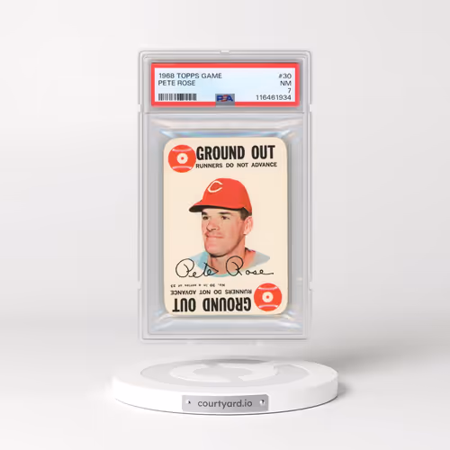 1968 Topps Game #30 Pete Rose (PSA 7 NM)
