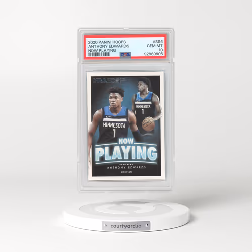 2020 Panini Hoops Now Playing #SS6 Anthony Edwards (PSA 10 GEM MINT)