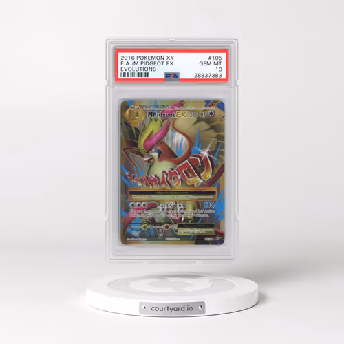 2016 Pokémon XY Evolutions #105 M Pidgeot EX - Holo Full Art (PSA 10 GEM MINT)