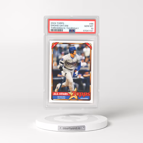 2024 Topps Throwback Thursday #86 Shohei Ohtani (PSA 10 GEM MINT)