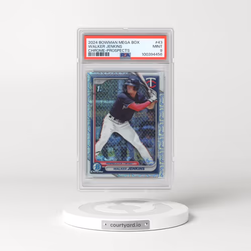 2024 Bowman Mega Box Chrome Prospects #43 Walker Jenkins (PSA 9 MINT)