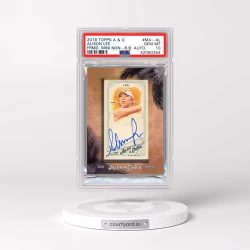 2018 Topps Allen & Ginter Mini Non-Baseball Autographs #MA-AL Alison Lee (PSA 10 GEM MINT)