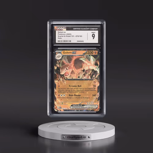 2023 Scarlet & Violet 151 - MEW EN #076/165 Golem ex - Holo (CGC 9 MINT)