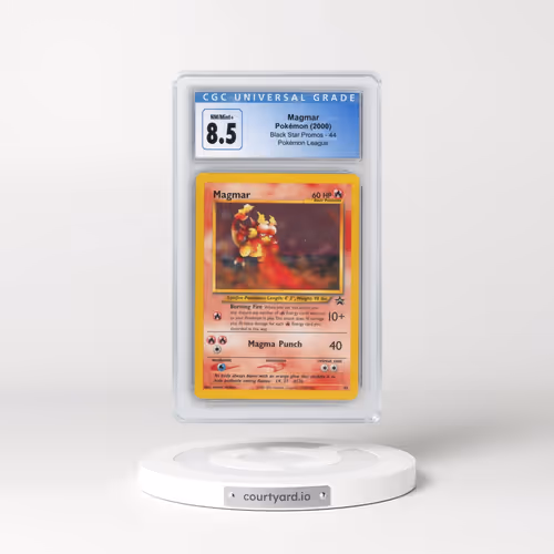 1999 Black Star Promos #44 Magmar - Pokémon League (CGC 8.5 NM-MT+)