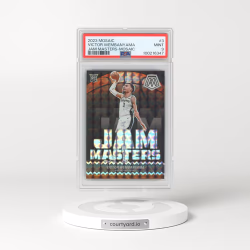 2023 Panini Mosaic Jam Masters #3 Victor Wembanyama - Mosaic (PSA 9 MINT)