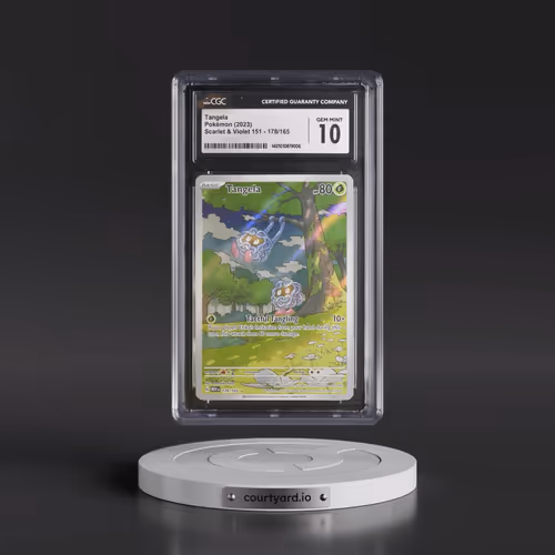 2023 Scarlet & Violet 151 - MEW EN #178/165 Tangela - Illustration Rare Holo (CGC 10 GEM MINT)