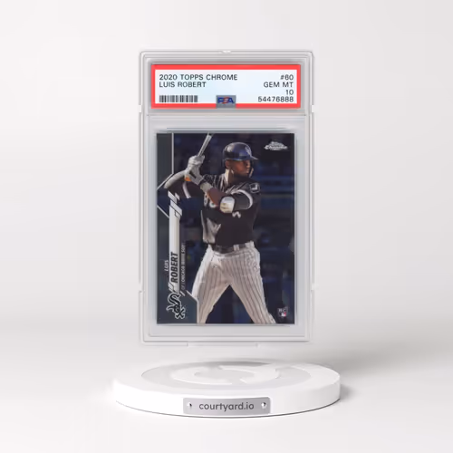 2020 Topps Chrome #60 Luis Robert (PSA 10 GEM MINT)