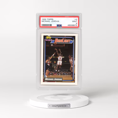 1992 Topps #3 Michael Jordan (PSA 9 MINT)