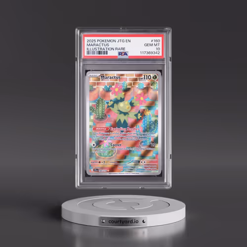 2025 Pokémon Jtg EN-Journey Together #160 Maractus - Illustration Rare (PSA 10 GEM MINT)