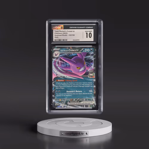 2025 Destined Rivals - DRI EN #122/182 Team Rocket's Crobat ex - Holo (CGC 10 GEM MINT)