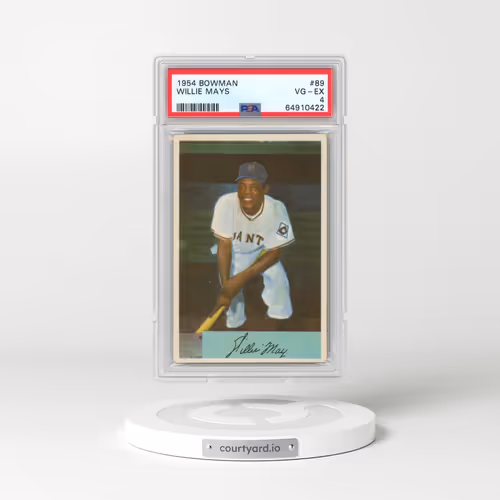 1954 Bowman #89 Willie Mays (PSA 4 VG-EX)