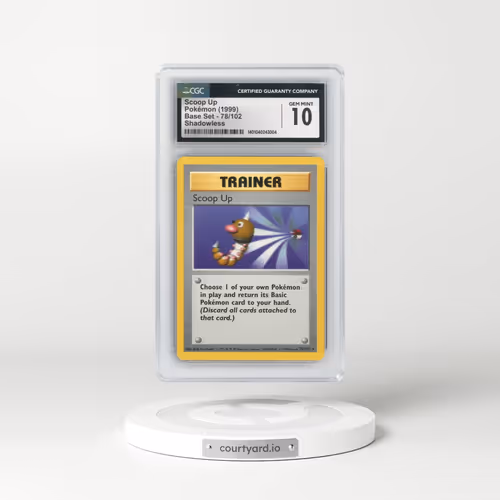 1999 Base Set #78/102 Scoop Up - Shadowless Shadowless (CGC 10 GEM MINT)