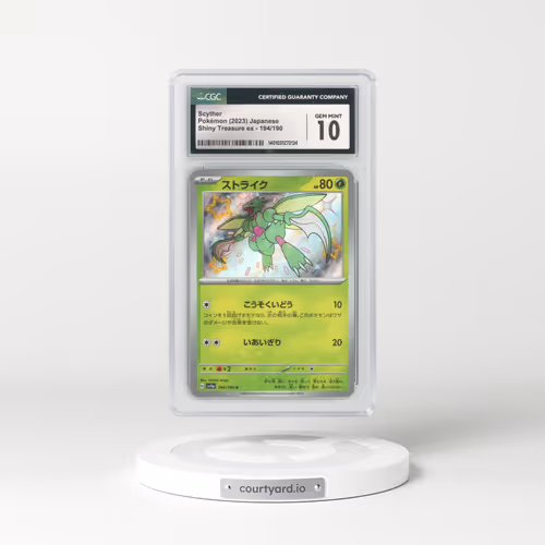 2023 Japanese Shiny Treasure ex #194 Scyther (CGC 10 GEM MINT)