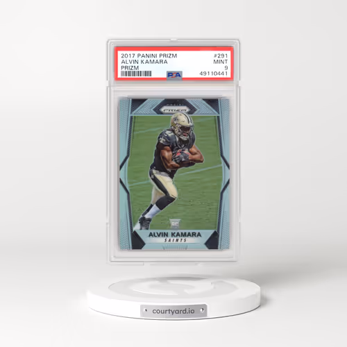 2017 Panini Prizm #291 Alvin Kamara - Prizm (PSA 9 MINT)
