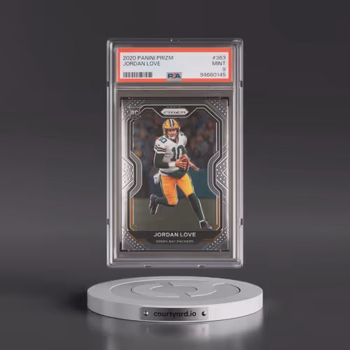 2020 Panini Prizm #363 Jordan Love (PSA 9 MINT)