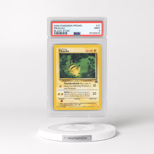 1999 Black Star Promos #27 Pikachu - The Power of One (PSA 9 MINT)
