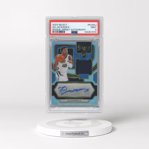 2023 Panini Select Rookie Jersey Autographs #RJGGJ GG Jackson II (PSA 9 MINT)