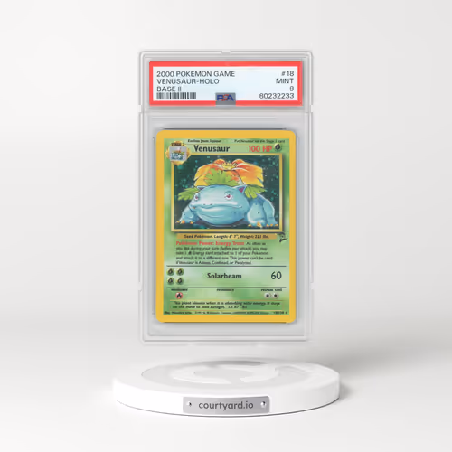 2000 Pokémon Game Base II #18 Venusaur - Holo (PSA 9 MINT)
