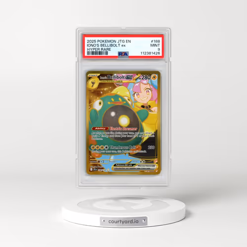 2025 Pokémon Jtg EN-Journey Together #188 Iono's Bellibolt EX - Holo Hyper Rare (PSA 9 MINT)