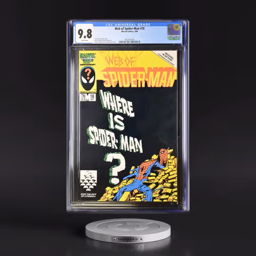 Web of Spider-Man #18 CGC 9.8 White Pages (Marvel Comics, 9/86) - Universal