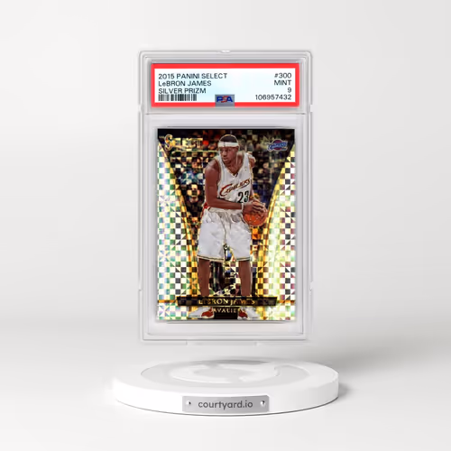 2015 Panini Select #300 LeBron James - Silver Prizm (PSA 9 MINT)
